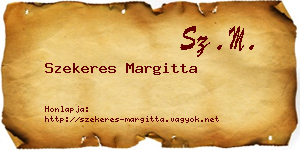 Szekeres Margitta névjegykártya